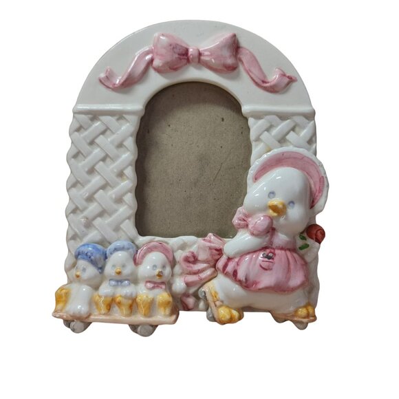 Vintage Terragrafics Ceramic Picture Frame 1987 Taiwan - Picture 3 of 4